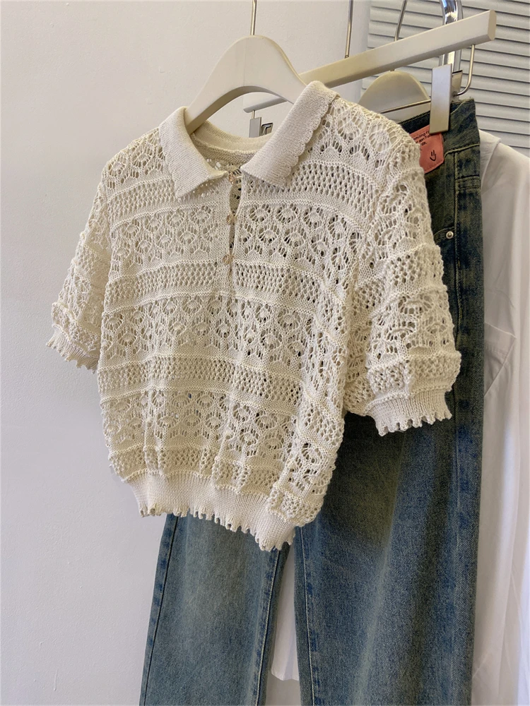 

Summer Women T Shirt T-Shirt Woman Clothes Female Elasticity Oversized Short Sleeve Women's Tube Top Knit Canale Y2k Tops Tee