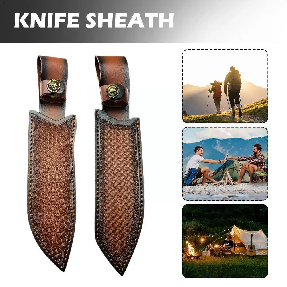 

Складной нож из воловьей кожи, карманная подставка для брюк, сумка для ножей, защитный чехол для охоты, уличных инструментов X4C3