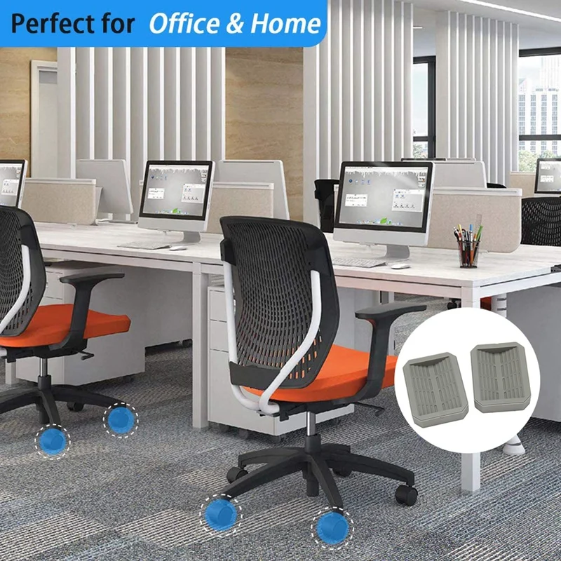 

Стопоры для кровати и мебели, стопоры для мебели, стопоры для всех колес мебели, защищают пол от царапин (серый)