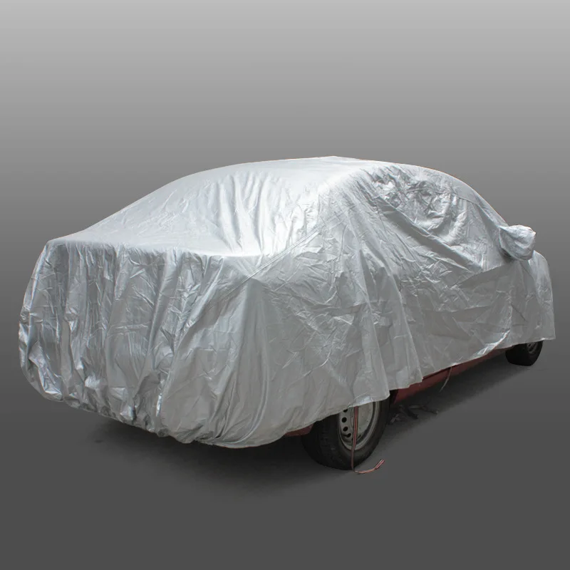 Car Car Cover 170 Silver Universal Car Cover Sunscreen Dustproof Windproof Antifreeze Car Cover Wholesale Car Cover Sun