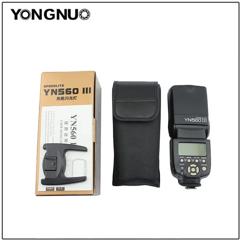 

YONGNUO YN560III YN560 III беспроводсветильник Вспышка Speedlite 2,4-ГГц приемник для Canon, Nikon, Pentax, Olympus, GN58 DSLR