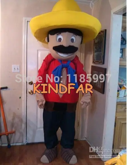 

HOT SALE Husbandman Farmer Halloween animal Mascot Costume Fancy Dress Animal mascot costume free shipping