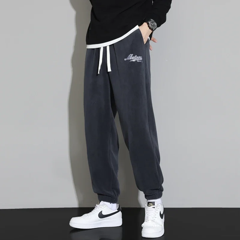 Мужские теплые спортивные брюки высокого качества новинка 2023 зимние мужские