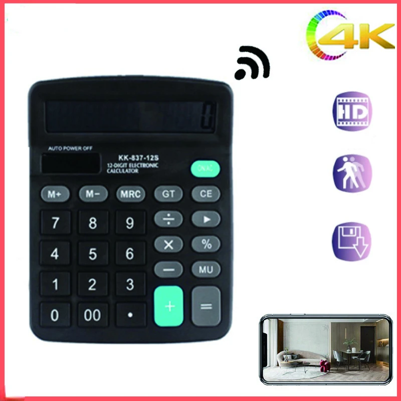 

Мини-камера HD 4K Беспроводная с поддержкой Wi-Fi и датчиком движения