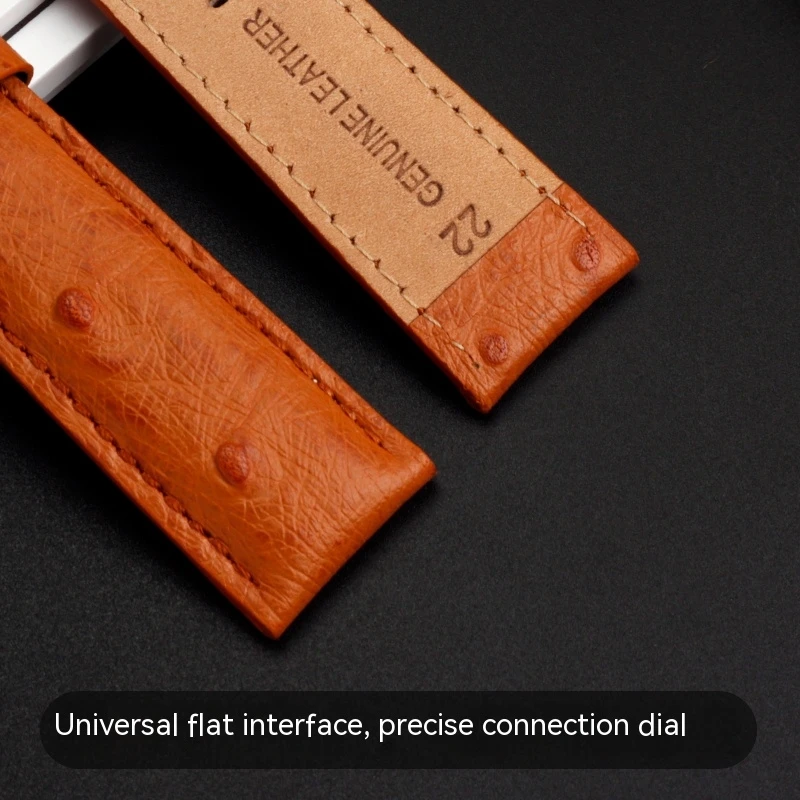 Ремешок мужской для часов универсальный браслет из воловьей кожи с рисунком