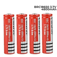 18650 lithium battery 3 7 v 4800mah brc18650 rechargeable battery li ion lithium batteries for power bank torch