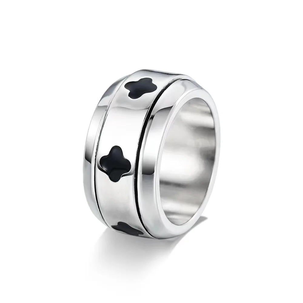 Модное кольцо с гелем клевера - мода для снятия стресса