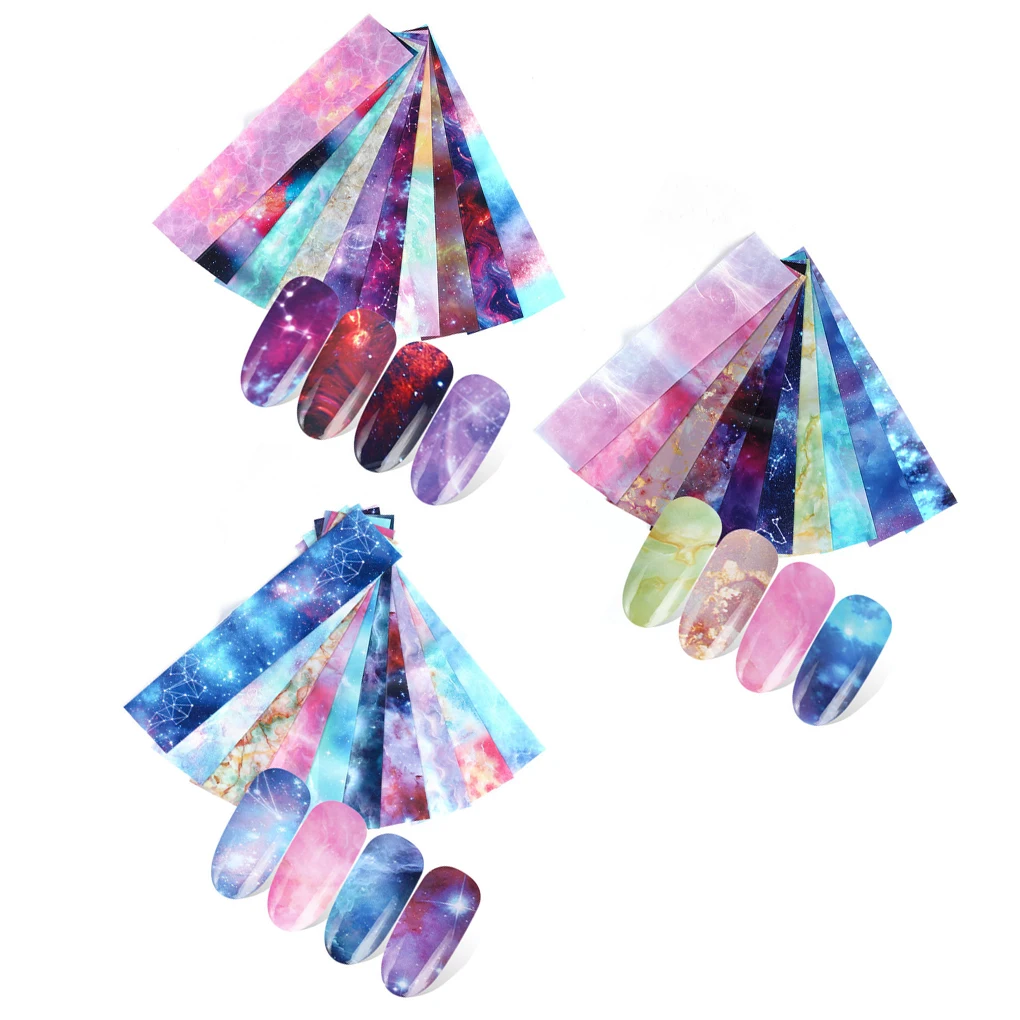 

30 листов, самоклеящиеся фольги для дизайна ногтей