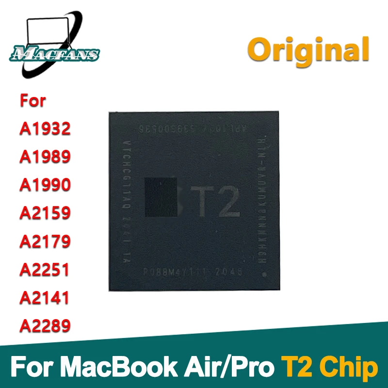 Оригинальный чип T2 256 ГБ 512 ГБ 1 ТБ для MacBook Air Pro A1932 A1989 A1990 A2141 A2251 A2179 T2 разборка чипа ремонт материнской платы