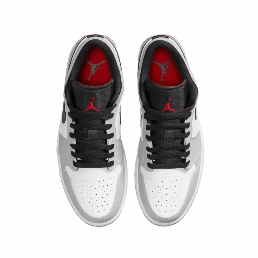 Jordan Air 1 &quotLight Smoke Grey&quot Little Dior Trend Fashion Vintage Low Top Basketball Shoes Men's Ash