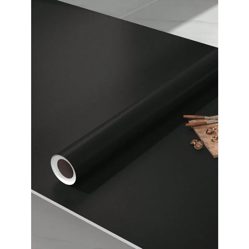 Однотонные Черные виниловые самоклеящиеся наклейки на стену