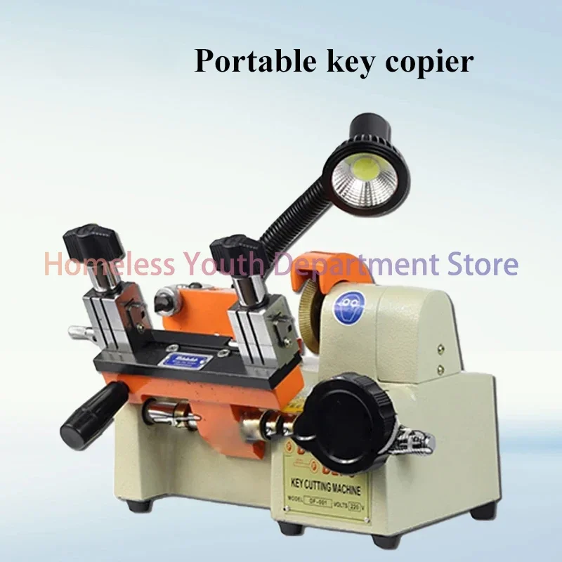 Горизонтальная электронная шlüssels chneide maschine DF-001 Desktop Schlüssel kopier mit werkzeug 220v