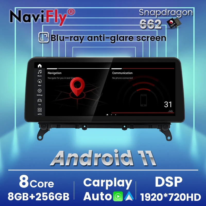 12.3&quot Android 11 Автомобильный Стерео Для BMW X3 F25 X4 F26 CIC NBT EVO Автомобиль dvd Мультимедиа