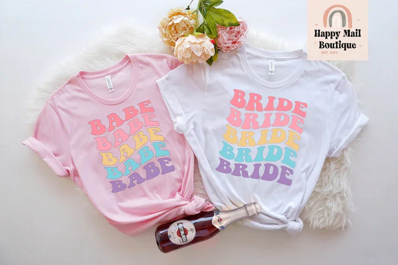 Bachelorette Bridal Party Shirts  Girls Trip  Bride retro tee  Brides  Babes Shirts  kawaii clothes  y2k top