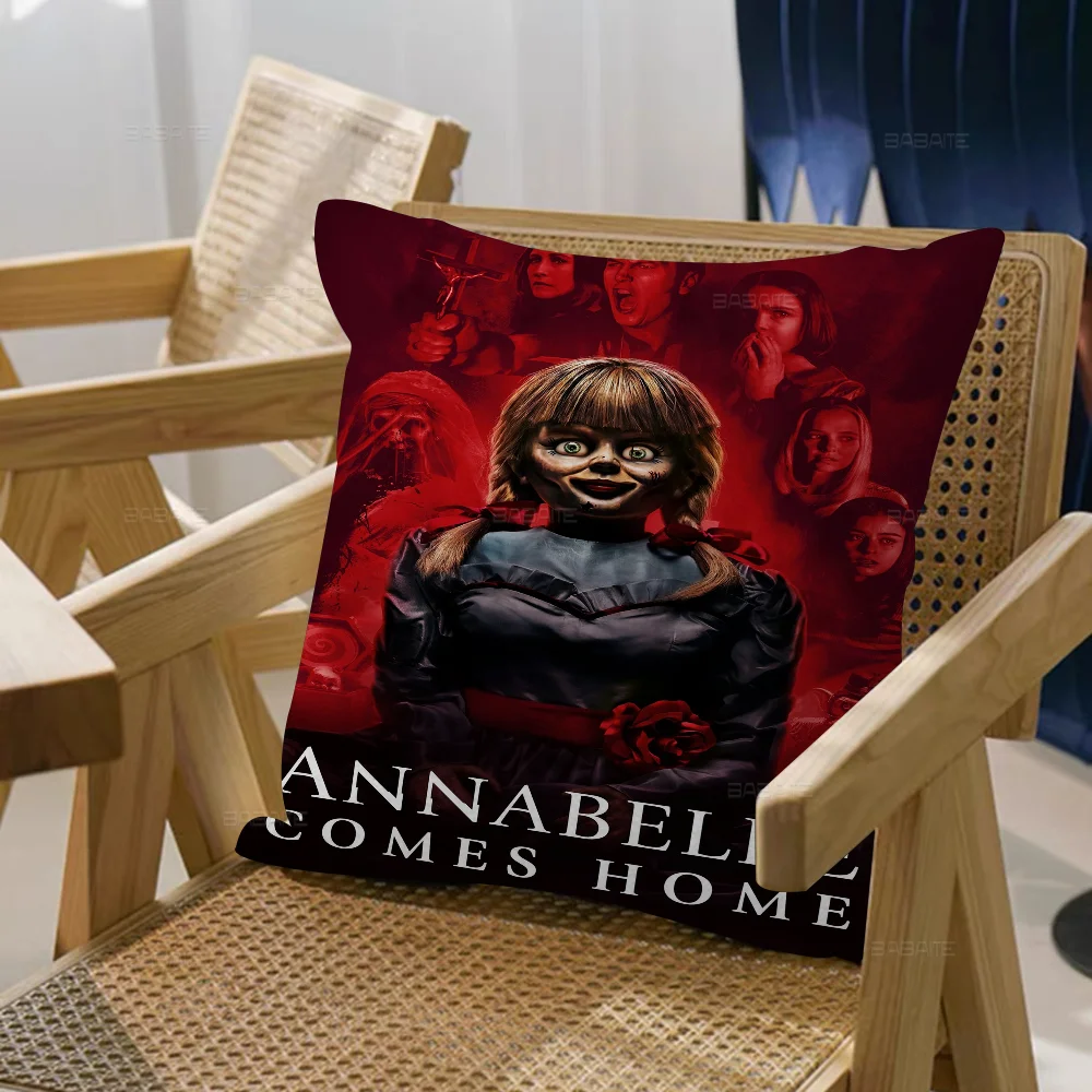 Annabelle Comes Home Подушка Аниме Диван-кровать Голова Наволочка Чехол 45x45 см Мода
