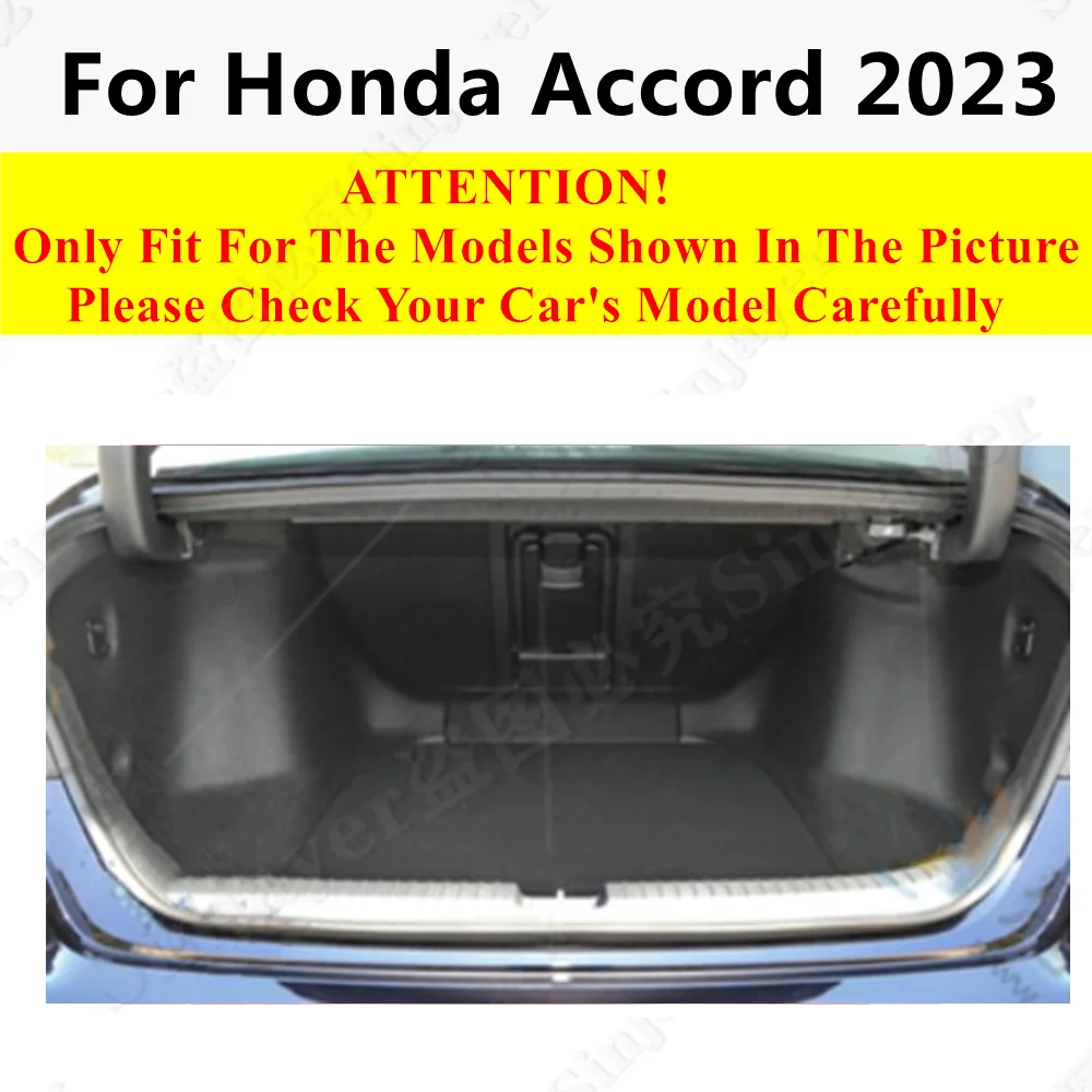 

Коврик для багажника автомобиля для Honda Accord 11th 2023, Задняя подкладка для груза, защитная крышка, внутренние части, аксессуары, задний поднос, коврик для багажа