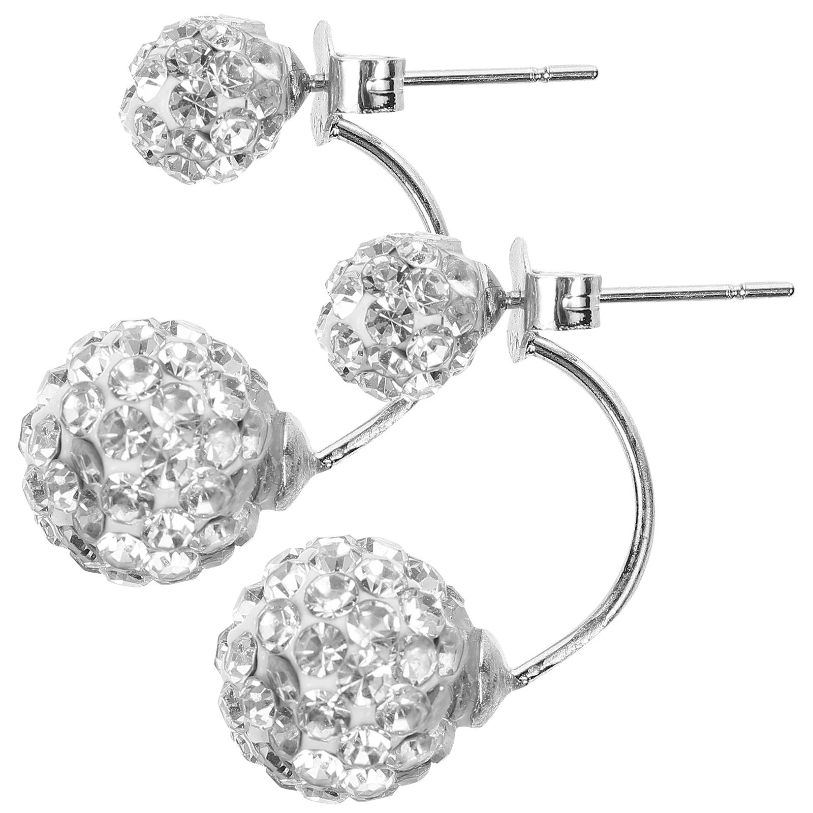 

Ear Hook Female Studs Jewelries Women Jewelry Sterling Silver Cuff Diamond Earrings Ornament