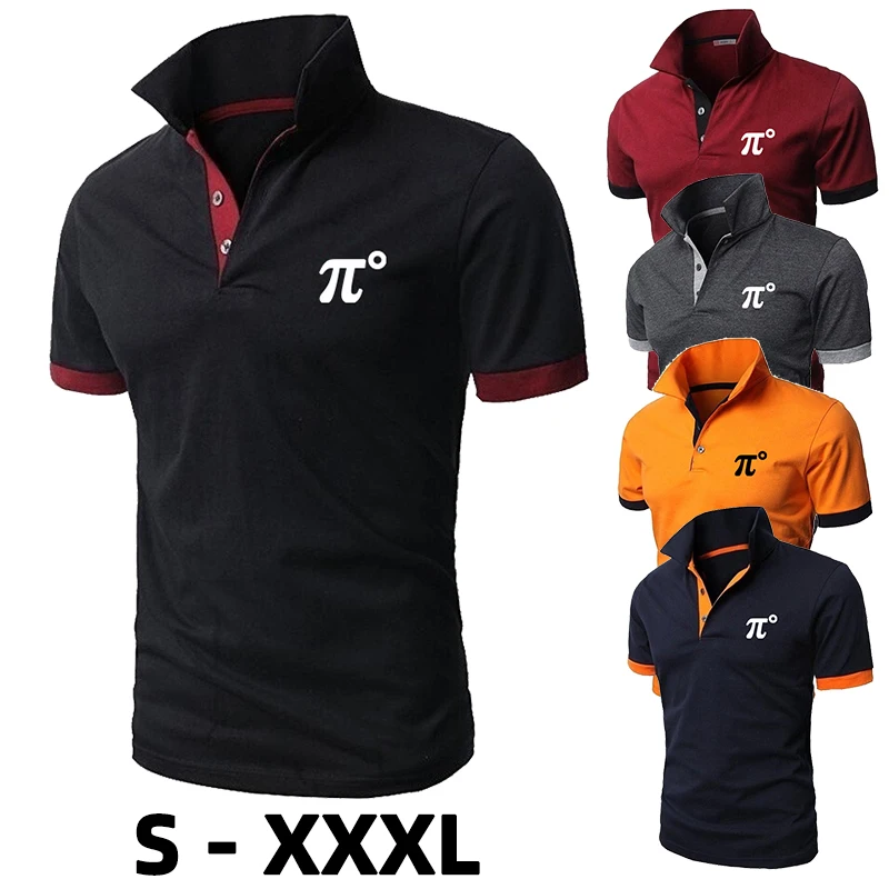 

New Men's Regular-fit Golf Polo Shirt Men Summer Sport Casual Jersey Short Sleeved Shirt