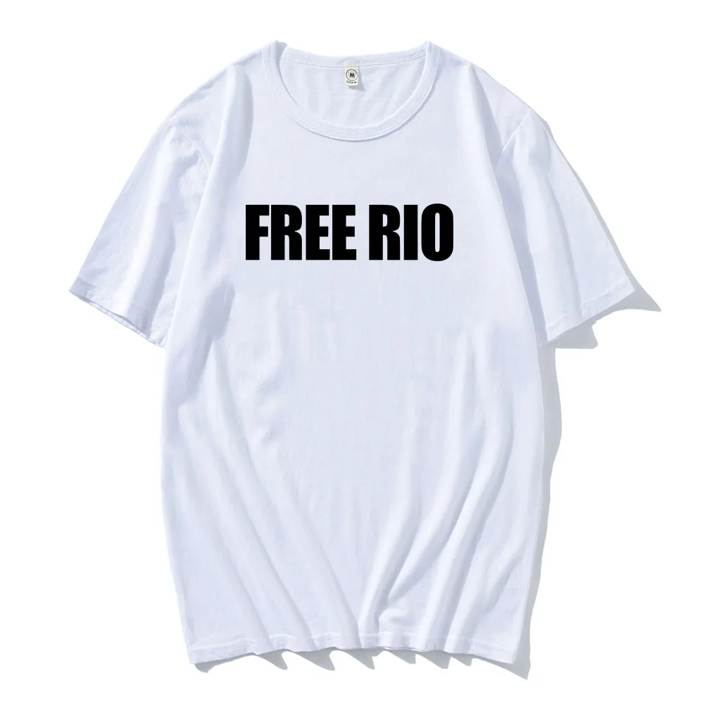 Rio Da Yung Og FreeRIO футболки с коротким рукавом хлопковая мужская/женская футболка
