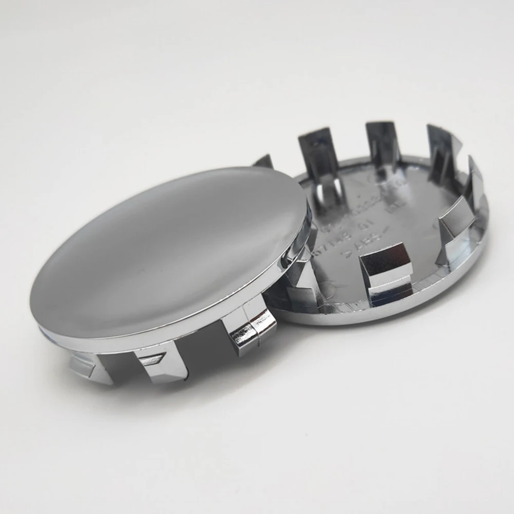 

Accessories Car Wheel Center Cap 4Pcs 56mm ABS Plastic Car Hub Tyre Rim Hub Cap Cover Chrome Silver High Quality