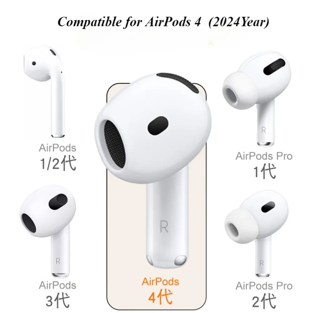 Силиконовые насадки для наушников AirPods 4