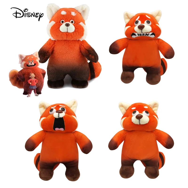 

Disney Pixar Turning Red Bear Plush Toy Cartoon Kawaii Plushies Anime Peripheral Cute Animal Panda 20th Century Fox 2022 Movies