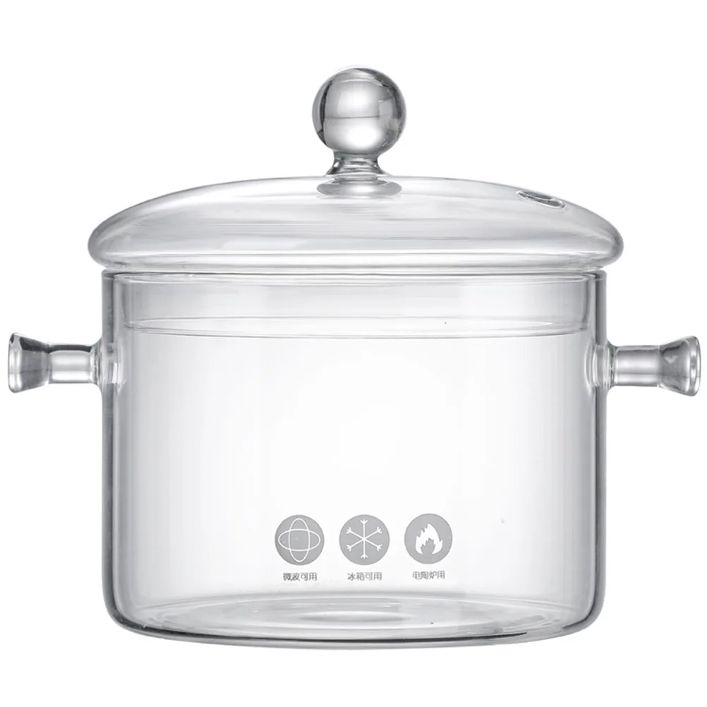 

Delicate Lid Design Heat-resistant Kitchen Pot Stew Pot Chicken Stew Pot Noodle Pot for Home Cooking Hotel Kitchen