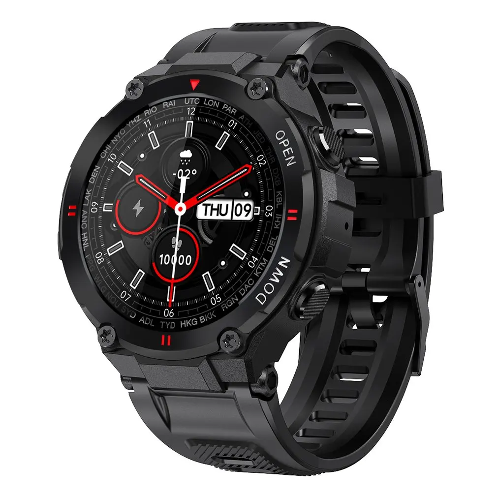 

Смарт-часы K22 мужские для спорта, фитнеса, Bluetooth, беспроводной Вызов, управление музыкой, будильник, напоминания, Смарт-часы для телефона Huawei