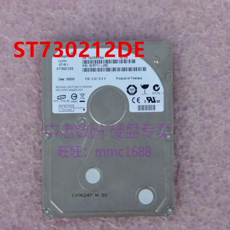 

Оригинальный 90% новый жесткий диск для SEAGATE 30 Гб CE 1,8 дюйма 4200 об/мин 2 Мб Notebok HDD для ST730212DE
