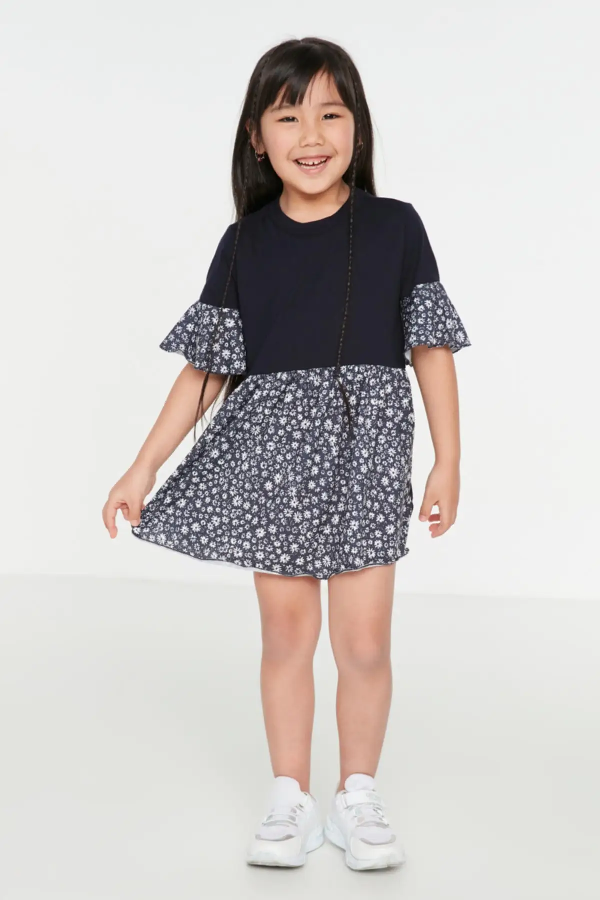 

Flowering Female Child Knitted Tunic TKDSS22BZ0727