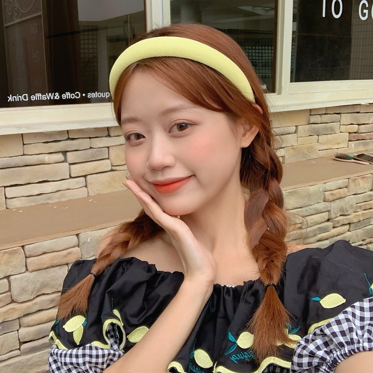 

2022 Classic Fashion New Hairband Summer Elastic Hair Bands For Women Colour Retro Girls Solid Top Knot Female Handmade 550230