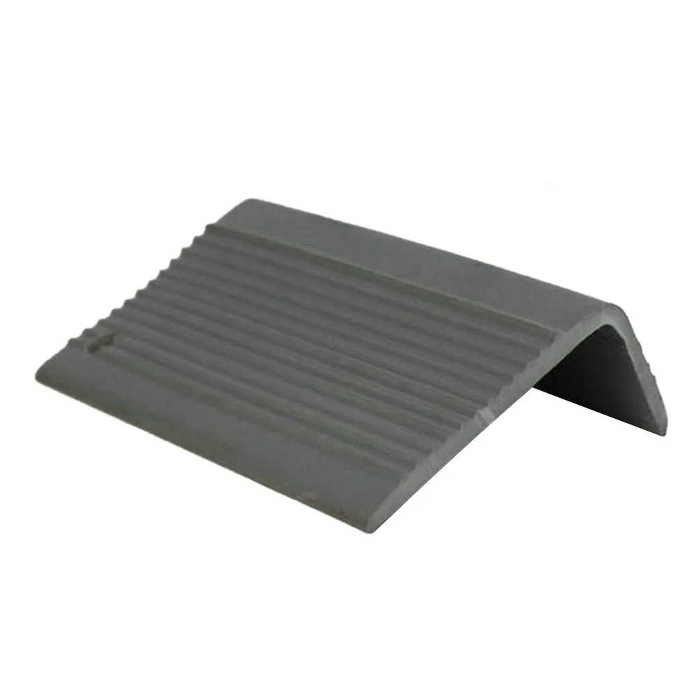 

2022 Anti-slip Strip 100cm 5cmx2cm Against Mechanical Damage Non-slip Safety Rubber Angle Step Edge Shape Of Grooves New