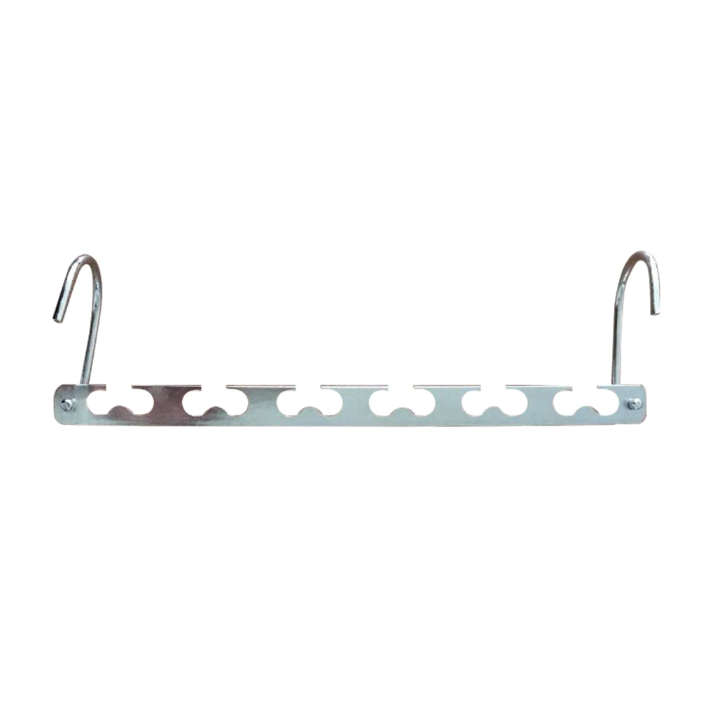 

6pcs Durable Space Saving Clothes Drying Rack Coat Hanger Windproof Hooks Hanger Home Wardrobe Laundry Drying Rack