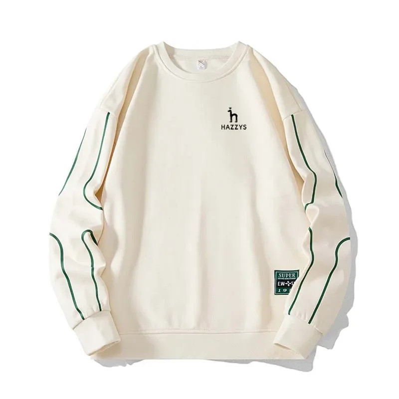 

Men HAZZYS Golf Wear Men's Hoodies Hip Hop Spring Autumn Loose Pullover Streetwear O-Neck Casual Sweatshirt Big Size 8XL