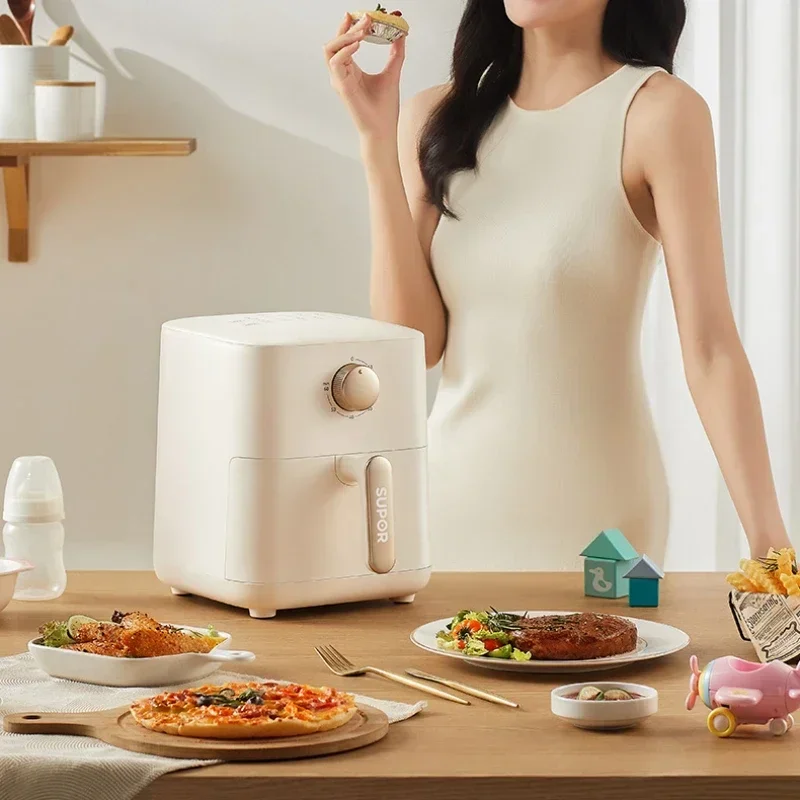 Бытовая фритюрница 3 5 л большая емкость безмасляная паровая автоматическая