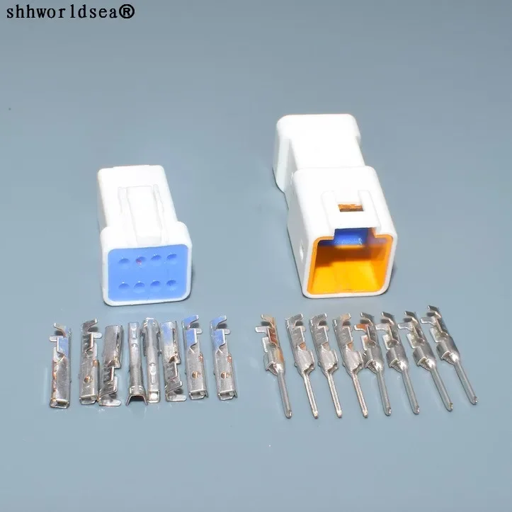 Worldgolden 8-контактный/способ 0 7 мм мужской и женский автомобильный разъем для