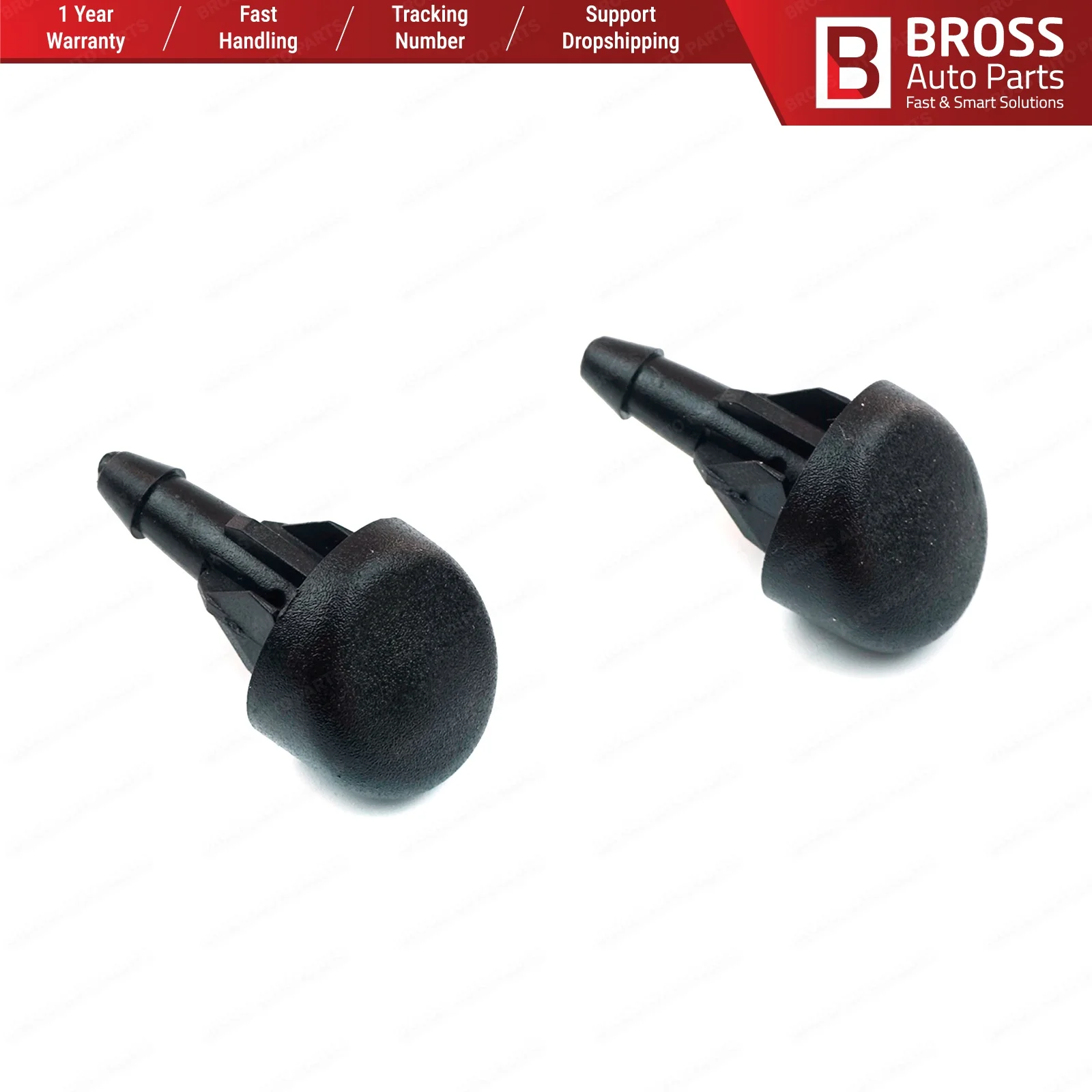 Bross автозапчасти BSP528 2 шт. Передняя Форсунка омывателя лобового стекла 7700413545 для