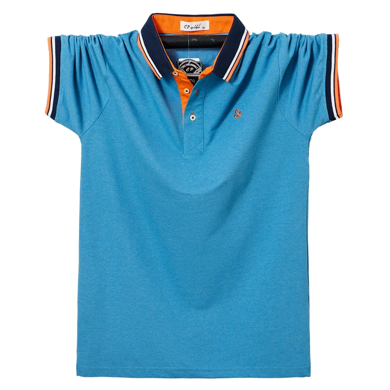

Oversized Mens Cotton Half Zipper Embroidery Polos 2022 Summer New Arrivals Men's Solid Color Regular Casual Short Sleeve Polo