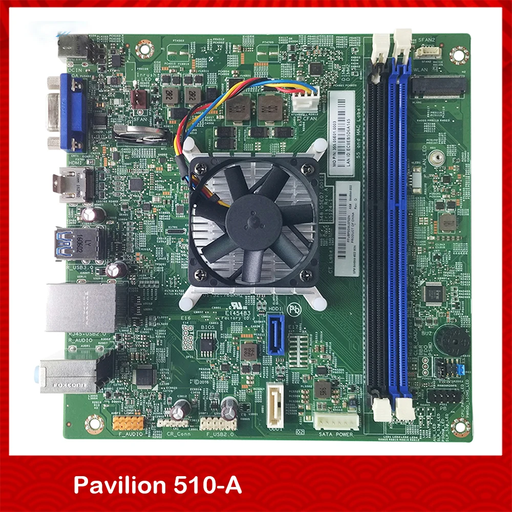 

Оригинальная материнская плата для HP Pavilion 510-A 17x17 DC 844844-003 A8-7410 AMD, Отличный тест, хорошее качество