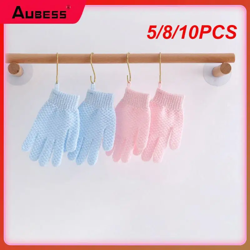 

5/8/10PCS Best Quality Scrub Mitts Without Hurting The Skin Shower Body Brush Touch Delicate Not Easy To Fall Off