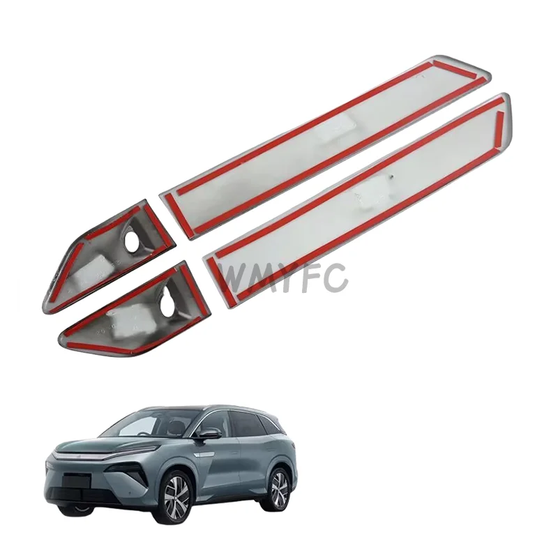 Для BYD Tang L  Atto 8 2025-2026: Накладки на боковые габаритные огни (2 шт.компл.) из АБС-пластика, самоклеящиеся, внешние аксессуары (art.: 3920da75daaa1) - 3920da75daaa1