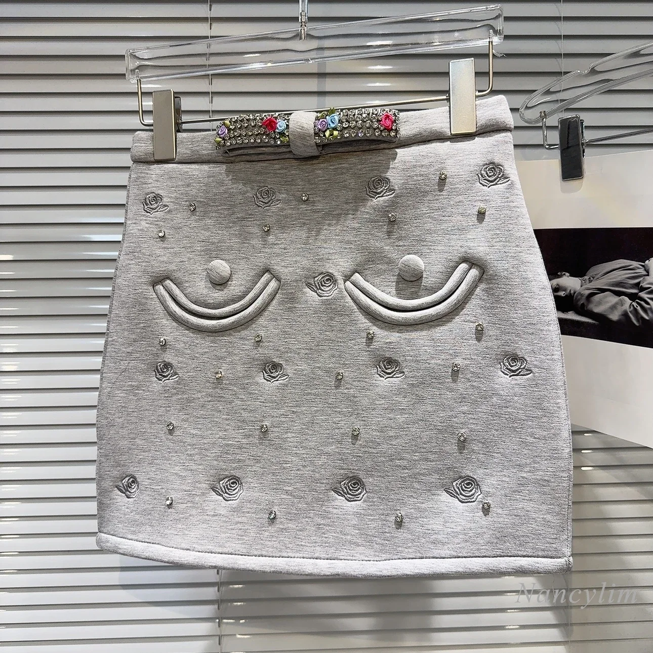 Осенний Новый цветной цветочный бриллиантовый воротник тисненый космический