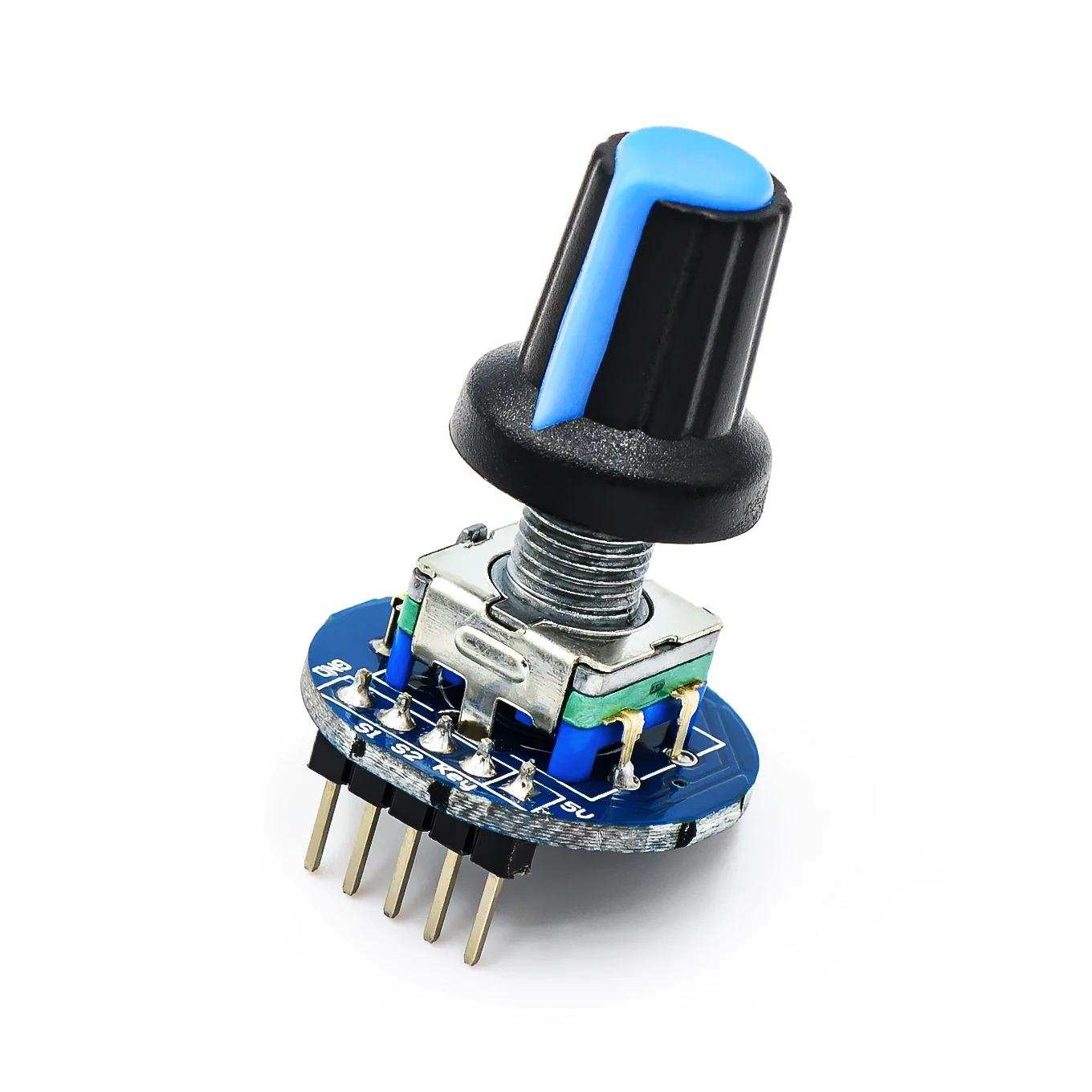 

Rotary Encoder Module for Arduino Brick Sensor Development Round Audio Rotating Potentiometer Knob Cap EC11