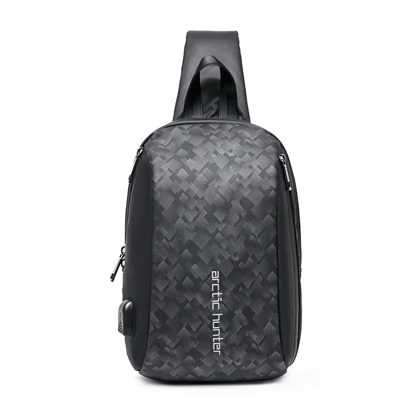 2019New Fashion Men's Leisure Gym Bag 4 cool colors Single Shoulder Bag Slant Bag Large Capacity Multi-functional Small Backpack