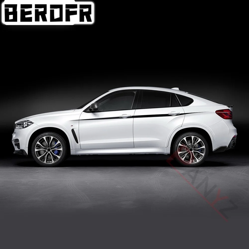 

Car Styling Waistline Stickers M Performance Accent Stripes for BMW X5 F15 F85 X6 F16 F86 Vinyl Decal Graphics Stickers