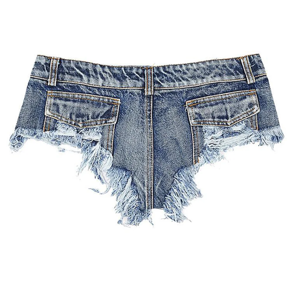 

Super Low Waist Denim Shorts Women Summer Beach Sexy Hot Pants Ladies Skinny Micro Jean Shorts For Women 2023