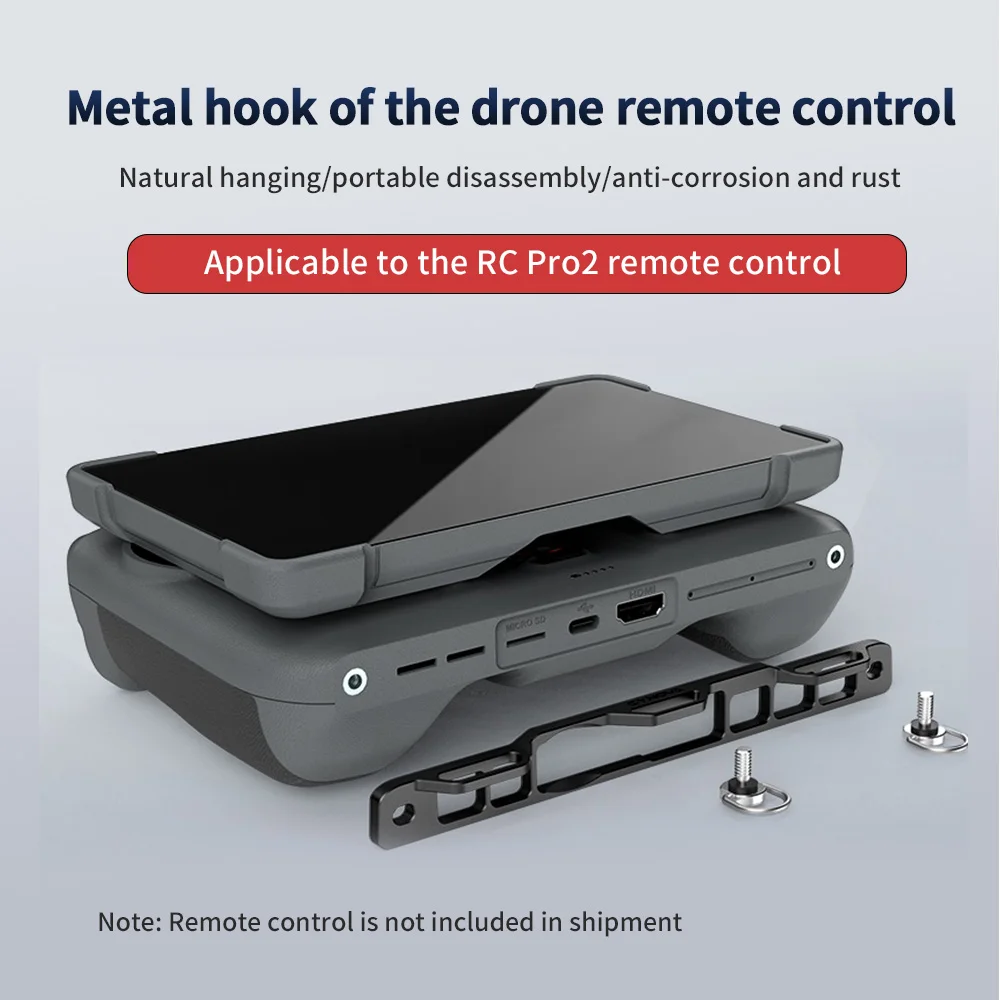 Фото Подходит для пульта дистанционного управления DJI Mavic 4 pro RC Pro2, антикоррозийная и антиржавейная металлическая застежка из алюминиевого сплава. №1