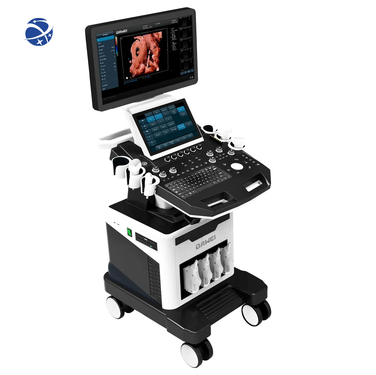 Новое поступление Цветной Допплер-сканер 3D/4D/5D тележка ультразвуковая машина для