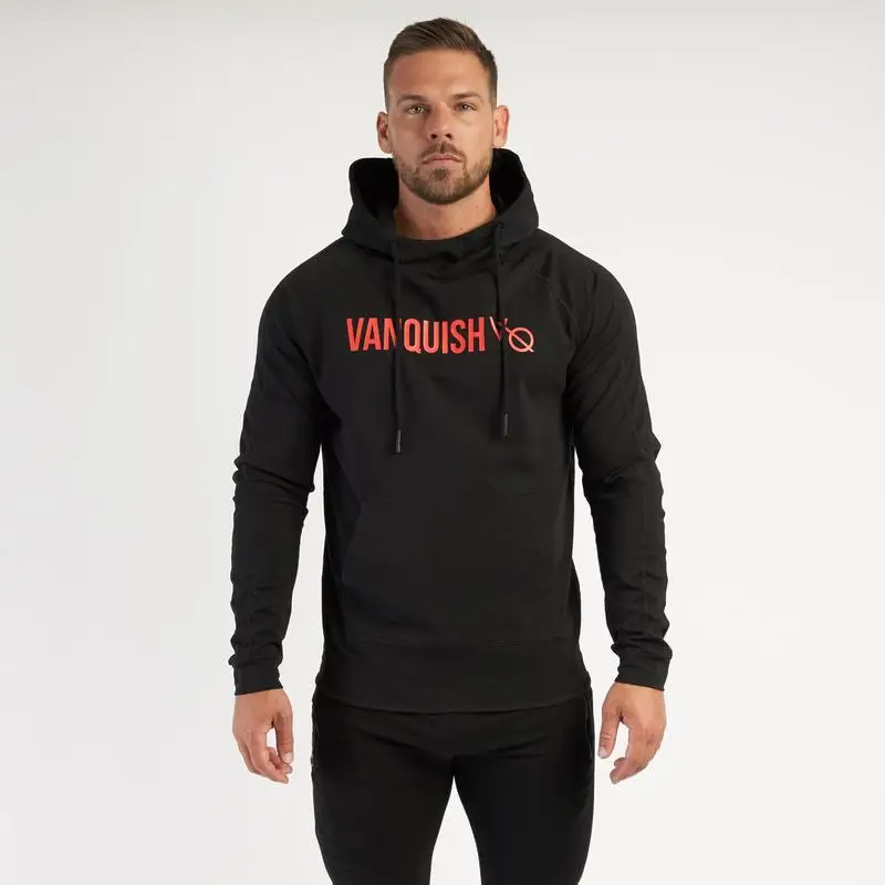 

Spring and Autumn Cotton Fashion Men's Pullover Hoodie Street Clothing Outdoor Casual Top Jogger Gym Exercise Sportswear