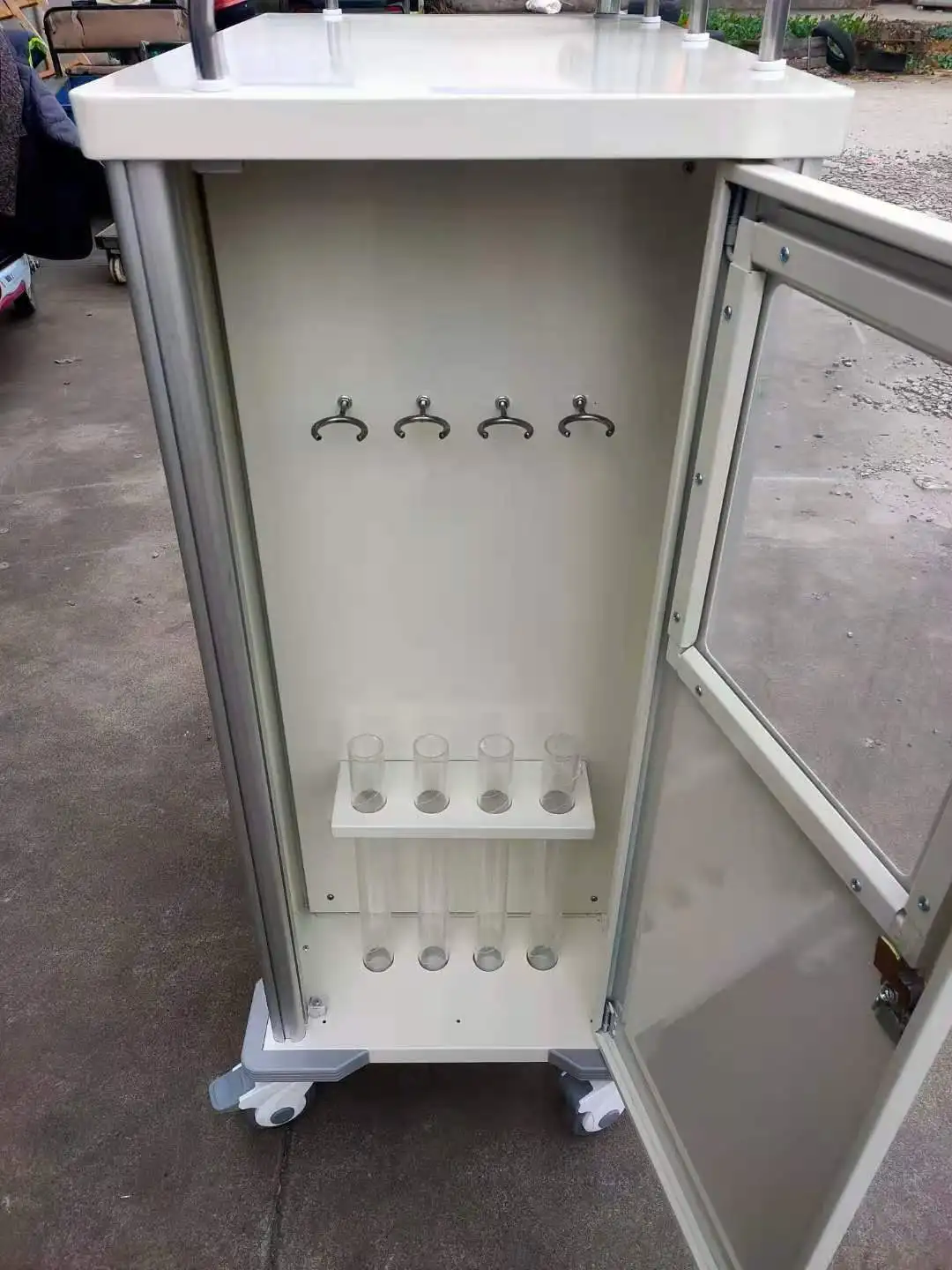 Лидер продаж медицинская тележка для медсестер Hochey регулируемая по высоте